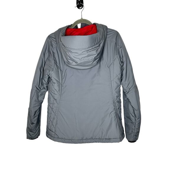 Patagonia Womens Micro Puff Hooded Jacket Medium Primaloft Nickel Gray Pockets - Picture 5 of 16